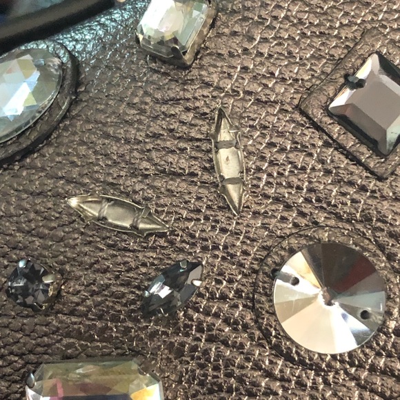 Kate spade ♠️ sliver gemstone 💎 embellished tote - Picture 6 of 8